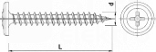 WF-4232 4,2x32 (500szt) Wkręt z łbem podkładkowym