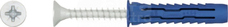 4ALL-06050+4560 fi6 6x50mm (50szt) Kołek uniwersalny z wkrętem