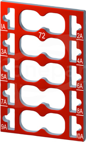 SIMATIC ET-200SP COLOR CODE CC72 (10szt) Etykieta