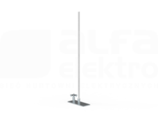 43.35/M AL (3,5mb) Aluminiowy MASZT UZIOMOWY Z PODSTAWĄ