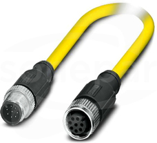SAC-8P-M12MS/10,0-542/M12FSSH Kabel czujnika/urządzenia wykonawczego