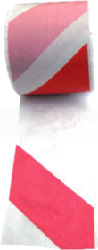 255 0,04x80mm biało-czerwony (100m) Folia ostrzegawcza