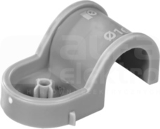 R-SC40-PCS-20 fi20mm PA (80szt) Uchwyt do rurek instalacyjnych pojedynczy