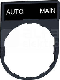 ZBY2164*BIALEAUTO-MAIN CZA RAMKA 30X40 Z ETYKIETA 8X27