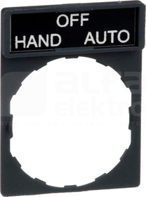 ZBY2387*BIALE HAND-OFF-AUTO RAMKA 30X40 Z ETYKIETA 8X27