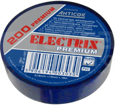 ELECTRIX 200 PREMIUM 0,18x19mm 18m niebieski Taśma elektroizolacyjna PCV