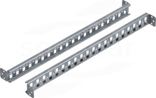 NSYSICR4040 POPRZECZKI PERFOROWANE (2szt) 40x400mm ZINTEGR.