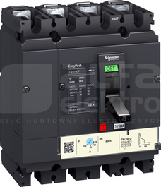 CVS160F TM100D 4P 36kA 100A wyłącznik EasyPact CVS 4P