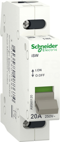 ISW 1P 20A 250VAC Rozłącznik izolacyjny