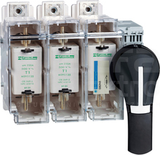 GS2AH530 630-800A IP65 czarny RĄCZKA