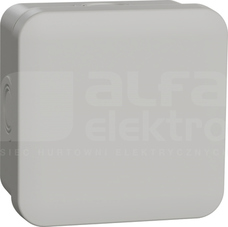 MUREVA 80x80x45mm Puszka rozgałęźna natynkowa z osłoną