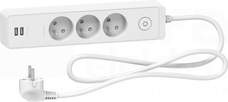 ST933U1W 1,5m biały Przedłużacz 3-gniazd.