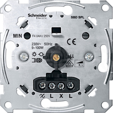 MERTEN 230VAC 9-100W Mechanizm ściemniacza obrotowego RL