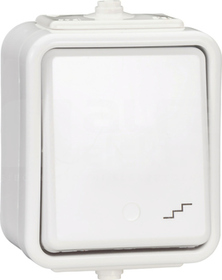 CEDAR IP44 biały Łącznik schodowy