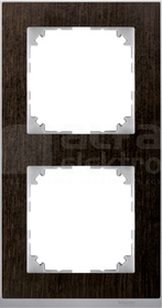 MERTEN M-PURE DECOR wenge Ramka 2-krotna