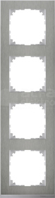 MERTEN M-PURE DECOR stal szlachetna Ramka 4-krotna