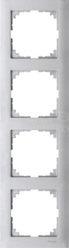 MERTEN M-PURE aluminium Ramka 4-krotna