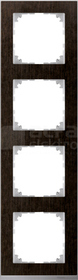 MERTEN M-PURE DECOR wenge Ramka 4-krotna