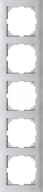 MERTEN M-PURE aluminium Ramka 5-krotna