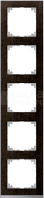 MERTEN M-PURE DECOR wenge Ramka 5-krotna