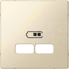 MERTEN M kremowy Płytka cent.gn.ład.USB