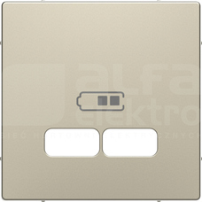 MERTEN D-LIFE piasek sahary Płytka centralna gniazda ładowania USB