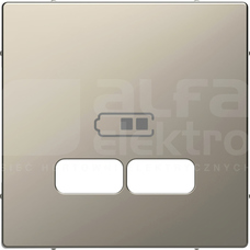 MERTEN D-LIFE nikiel Płytka centralna gniazda ładowania USB