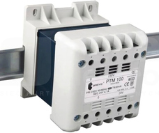 PTM 100VA 230/230V na szynę Transformator obudowany