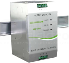 KSE 120W 230VAC/24VDC 5A ZASILACZ IMPULSOWY