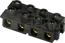 GP-2,5/4 biały Złączka 4-torowa