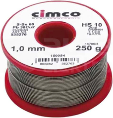 S-Sn60Pb38Cu2 1mm/500g Spoiwo