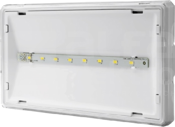 EXIT S LED 2W 1h AT IP65 biały Oprawa awaryjna 1-zadaniowa