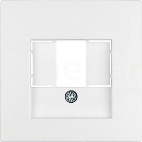 B.1/B.3/B.7 GLAS śnieżnobiały Element centr.gn.TAE/głośnikowego