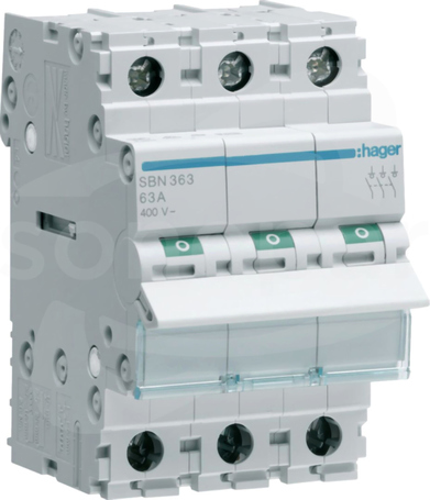 SBN363 63A 3P 400V Rozłącznik modułowy