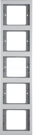 K.5 aluminium Ramka 5-krotna pionowa