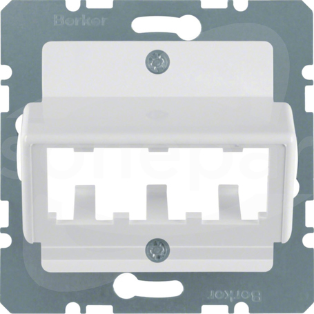 142709 biały Płytka czołowa do 3 MINI-COM Module