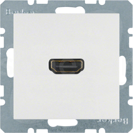 S.1/B.3/B.7 biały mat Gniazdo HDMI