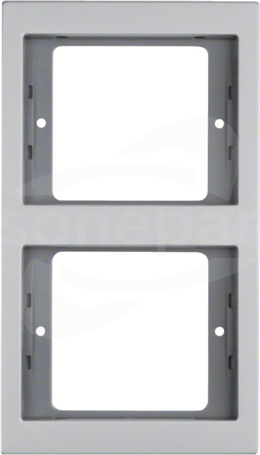 K.5 aluminium Ramka 2-krotna pionowa