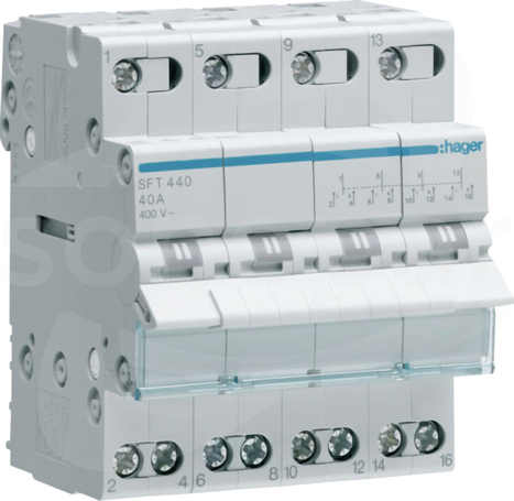 SFT440 40A 4P Przełącznik I-0-II zas.góra