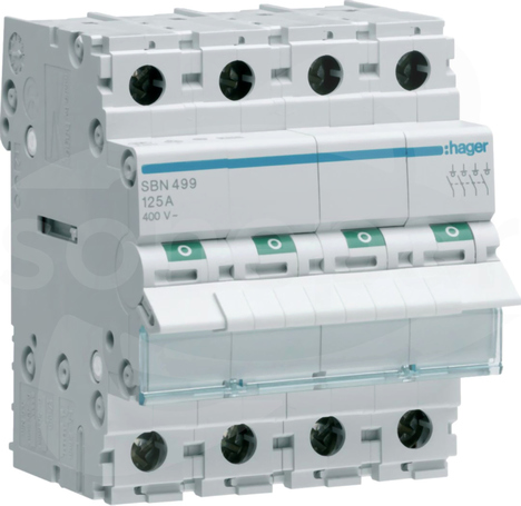 SBN499 125A 4P 400V Rozłącznik modułowy
