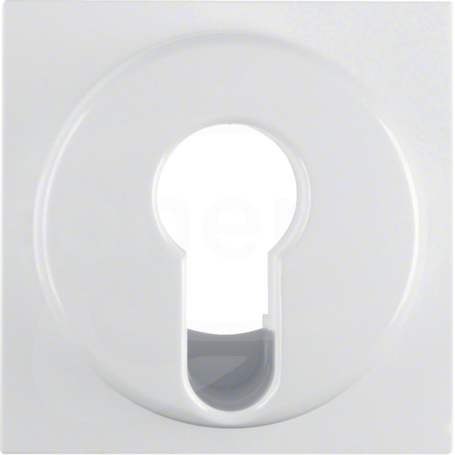S.1/B.3/B.7 GLAS śnieżnobiały połysk Element centr.łącznika na klucz