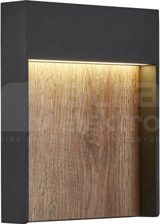 Flatt CCT 3000/4000K antracyt/brąz Oprawa ogrodowa LED