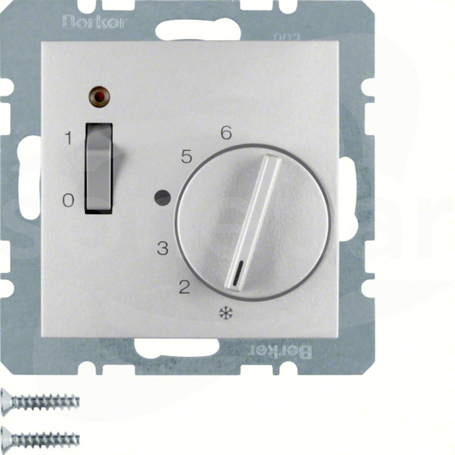 B.KWADRAT/B.3/B.7 aluminium Regulator temp.pomieszczenia
