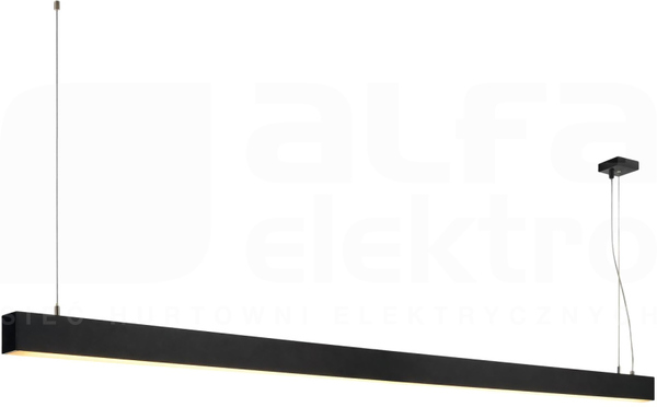 GLENOS 2m PD 3000K czarny Oprawa LED