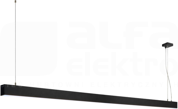 GLENOS 2m PD 4000K czarny Oprawa LED