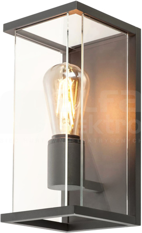 QUADRULO WL E27 antracyt Lampa naścienna