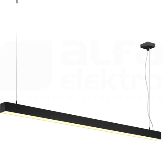Q-LINE DALI SINGLE LED 1500mm czarny Oprawa zwieszana