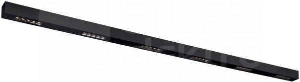 Q-line CL 3000K 4200lm 2m czarny Oprawa sufitwa LED