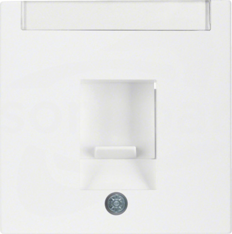 S.1/B.1/B.3/B.7 GLAS śnieżnobiały Element centr.1x z zasuwą/polem opis.
