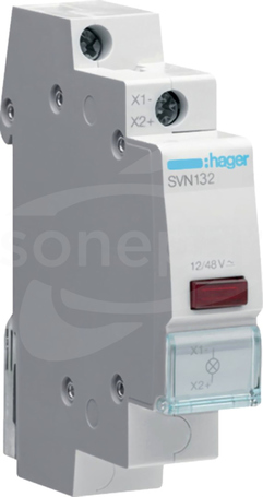 SVN132 12/48VAC czerwony Lampka sygnalizacyjna LED